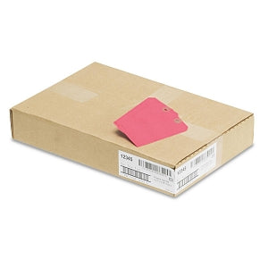 Avery General Purpose Shipping Tag - Unstrung Shipping Tags, Paper, 4-3/4" x 2-3/8", Red, 1, 000/Box - 12345