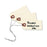 Avery General Purpose Shipping Tag - Double-Wired Shipping Tags, 13 pt. Stock, 3-1/4" x 1-5/8", Manila, 1, 000/Box - 12602