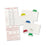 Avery-Dennison Self-Adhesive Index Tabs with Printable Inserts - Insertable Index Tabs with Printable Inserts, 1", Assorted Color Tabs - 16219