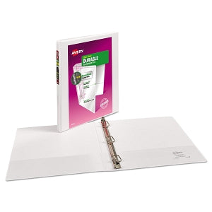 Avery Reference View Binders - White 1/2" Reference View Binder - 17002