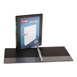 Avery Showcase View Binders - Black 1/2" Showcase View Binder - 19550