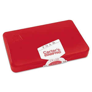 Avery-Dennison Carter's Foam Stamp Ink Pads - Foam Stamp Pad, 4-1/4" x 2-3/4", Red - 21371