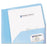 Avery Translucent Blue Plastic Two-Pocket Folder - Plastic 2-Pocket Folder, 20-Sheet Capacity, Translucent Blue - 47811