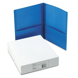 Avery Folders with Two Pockets and Three Fasteners - 2-Pocket Folder with Prong Fastener, Letter Size, 1/2" Capacity, Light Blue - 47976