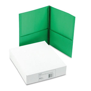 Avery Folders with Two Pockets and Three Fasteners - 2-Pocket Folder with Prong Fastener, Letter Size, 1/2" Capacity, Green - 47977