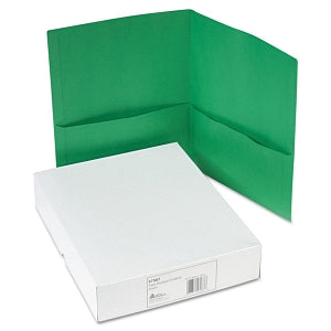 Avery Two-Pocket Portfolios - Green Two-Pocket Portfolio - 47987