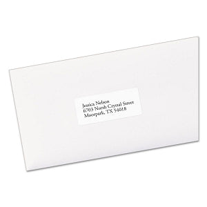 Avery-Dennison Easy-Peel White Address Labels - EcoFriendly Mailing Address Labels, Laser / Inkjet, 1" x 2-5/8", White, 30 Labels / Sheet - 48460