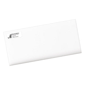 Avery-Dennison Easy-Peel White Address Labels - Easy Peel Mailing Address Labels, Laser, 2/3" x 1-3/4", White, 60 Labels / Sheet - 5195