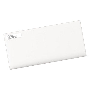 Avery-Dennison Easy-Peel White Address Labels - Easy Peel Return Address Labels, Laser, 1/2" x 1-3/4", White, 80 Labels / Sheet - 5267