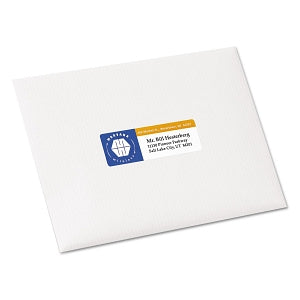 Avery Labels that Print to the Edge - Vibrant Color-Printing Address Labels, 1-1/4" x 3-3/4", White - 6879