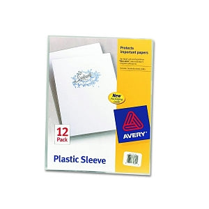 Avery-Dennison Clear Plastic Letter-Size Sleeves - Poly Sleeves, Letter, Clear - 72311