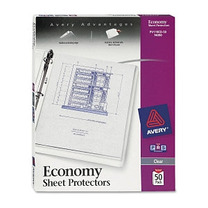 Avery Quick Load Sheet Protector - Top-Load Sheet Protector, Economy Gauge, Letter, Clear - 74090