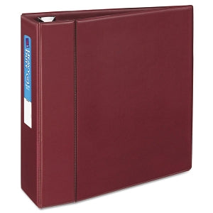 Avery Heavy-Duty One Touch Binders - Maroon 4" Heavy-Duty One Touch Binder - 79364