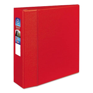 Avery Heavy-Duty One Touch Binders - Red 4" Heavy-Duty One Touch Binder - 79584