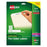 Avery-Dennison Permanent File Folder Labels - 1/3-Cut File Folder Labels, Inkjet / Laser, .66" x 3.44", White - 8066