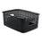 Advantus Plastic Weave Bins - Black 9.88" x 7.38" x 4" Plastic Weave Bin - AVT-40326