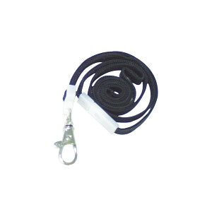 Advantus Badge Strap with Clip - Black Neck Lanyard with Breakaway Connector Black - 75421