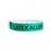 Identiplus Poly Allergy Alert Narrow Wristbands - Poly Allergy Wristband, Green, Latex, Narrow - ALR-PA-35