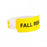 Identiplus Poly Fall Risk Alert Wristbands - Poly Narrow Alert Wristband, Yellow, Fall Risk, Adult - ALR-PW-34