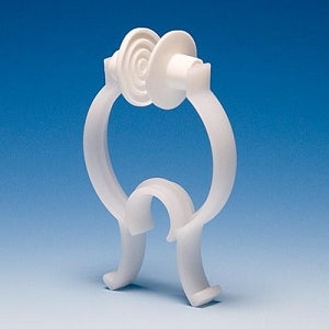 A-M Systems Inc Rubber Nose Clips - Disposable Plastic Noseclips with Soft Grooved Rubber Pads, White - 166000