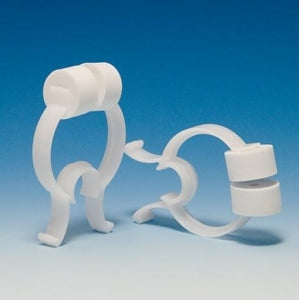 A-M Systems Inc Rubber Nose Clips - Disposable Plastic Noseclips with Foam Pads, White - 166500