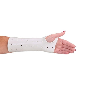 Kinetec Arizona Perforated Splints - Arizona Splint in White, 2.4 mm Thick, 12" x 18" Half Size with 1% Perforation - M1AN3D01WH