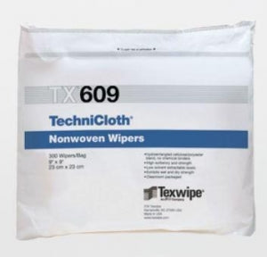 Acute Care Pharmaceuticals TechniCloth Cleanroom Wipers - Technicloth Wipe, 9" x 9" - TX609