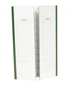 Azer Scientific Cardboard Slide Folder - FOLDER, SLIDE, POP-UP, GREEN BINDING, 20 PLC - ES020-G