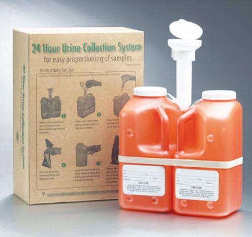 Dual Preservative 24 Hour Urine Collection System Azer Scientific