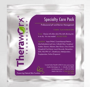 Avadim Technologies Theraworx Cloth Wipes - Specialty Care 2 Cloth System, Fragrance Free Wipes - SCP-8802FF