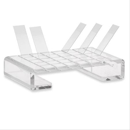 Acrylic Slide Drying Rack Acrylic Slide Drying Rack - 8"L x 5"W x 2"H