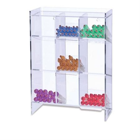 Blood Collection Tube Rack Acrylic Tube Rack - 12"W x 5.5"D x 16"H