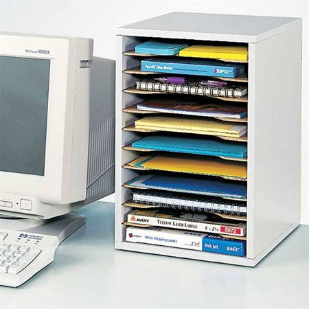 Desktop Organizer Vertical - 10.75"W x 11.75"D x 16.125"H