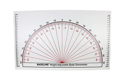 Adjustable Wall Goniometer