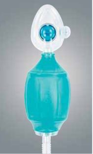 Vyaire Adult Resuscitator Masks - Resuscitation Device with Mask, Reservoir Bag and 10 Ft. Oxygen Tubing, Adult - 2K7004