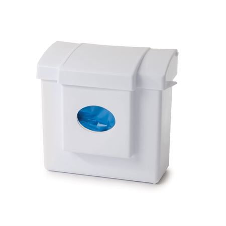 All-in-One Feminine Hygiene Receptacle All-In-One Feminine Hygiene Receptacle, White ABS