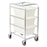 Aluminum Rack with Totes 3-Tote - 27"L x 19"W x 41"H