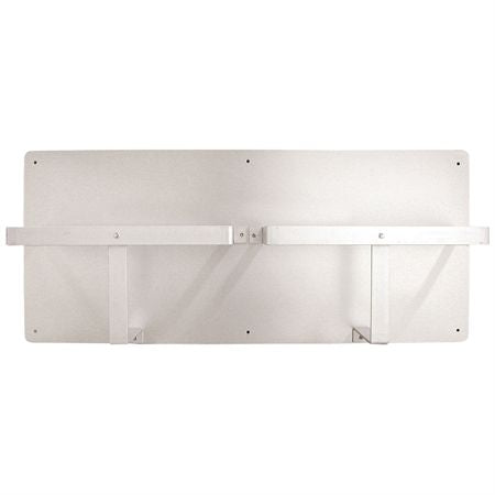 Aluminum Bedpan Rack Single - 12â€H x 14â€W