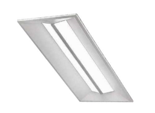 Cree, Inc. Step-Dimming Troffer LED Light - Troffer LED Light, Recessed, 3500 K, 44 W, 20 V to 227 V - 43Y218