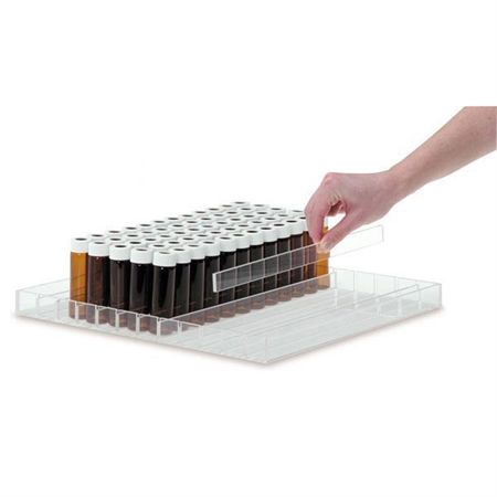 Anti-Sera Vial Organizer 13.5"L x 7"W x 1"H - 84 Vial Capacity