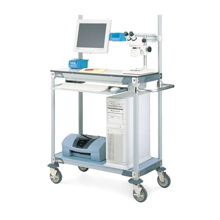 Antimicrobial Mobile Laboratory Workstation Mobile Laboratory Workstation - 18"W x 26"D x 40"H