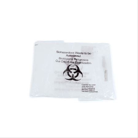 Autoclavable Biohazard Waste Bag 14" x 19" - Red - 2mil - 3-4gal