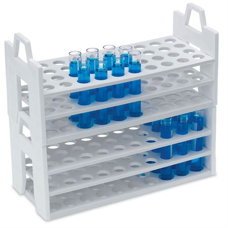 Autoclavable Stack Rack For 13mm-16mm Tubes up to 4"L - Holds 40