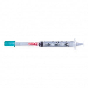 BD Syringe with Bare Cannulas - Syringe with Blunt Plastic Cannula, 17G x 10 mL - 303348