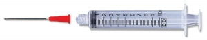 BD Luer-Lok Blunt Fill Needles - Luer Lock Blunt Fill Syringe with Needle, 18G x 1.5", 10 mL - 305064