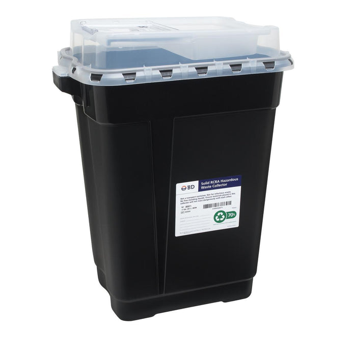 BD RCRA Hazardous Waste Collectors - DBD-CONTAINER, SHARPS, 19GAL, BLACK, SLIDE T - 305072