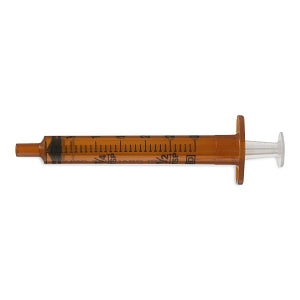 BD Amber Oral Syringes with Tip Cap - Oral Syringe, Amber, 10 mL, Order Quantity of 500 - 305209