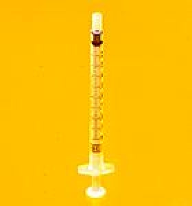 BD Clear Oral Syringe with Tip Cap - Oral Syringe with Tip Cap, 1 mL, Clear - 305217