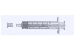 BD Clear Oral Syringe with Tip Cap - Oral Syringe with Tip Cap, 3 mL, Clear - 305220