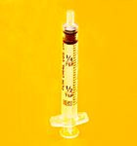 BD Clear Oral Syringe with Tip Cap - Oral Syringe with Tip Cap, 3 mL, Clear - 305220